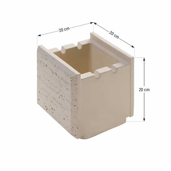 Bolțar stâlp gard Traverstone Block 30x30x20 cm