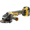 Polizor unghiular fără perii Dewalt  DCG405P2 cu încărcător 2 acumulatori Li-Ion 18V 125 mm