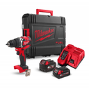 Mașină de găurit cu percuție, compactă cu motor fără perii Milwaukee M18 CBLPD-422C