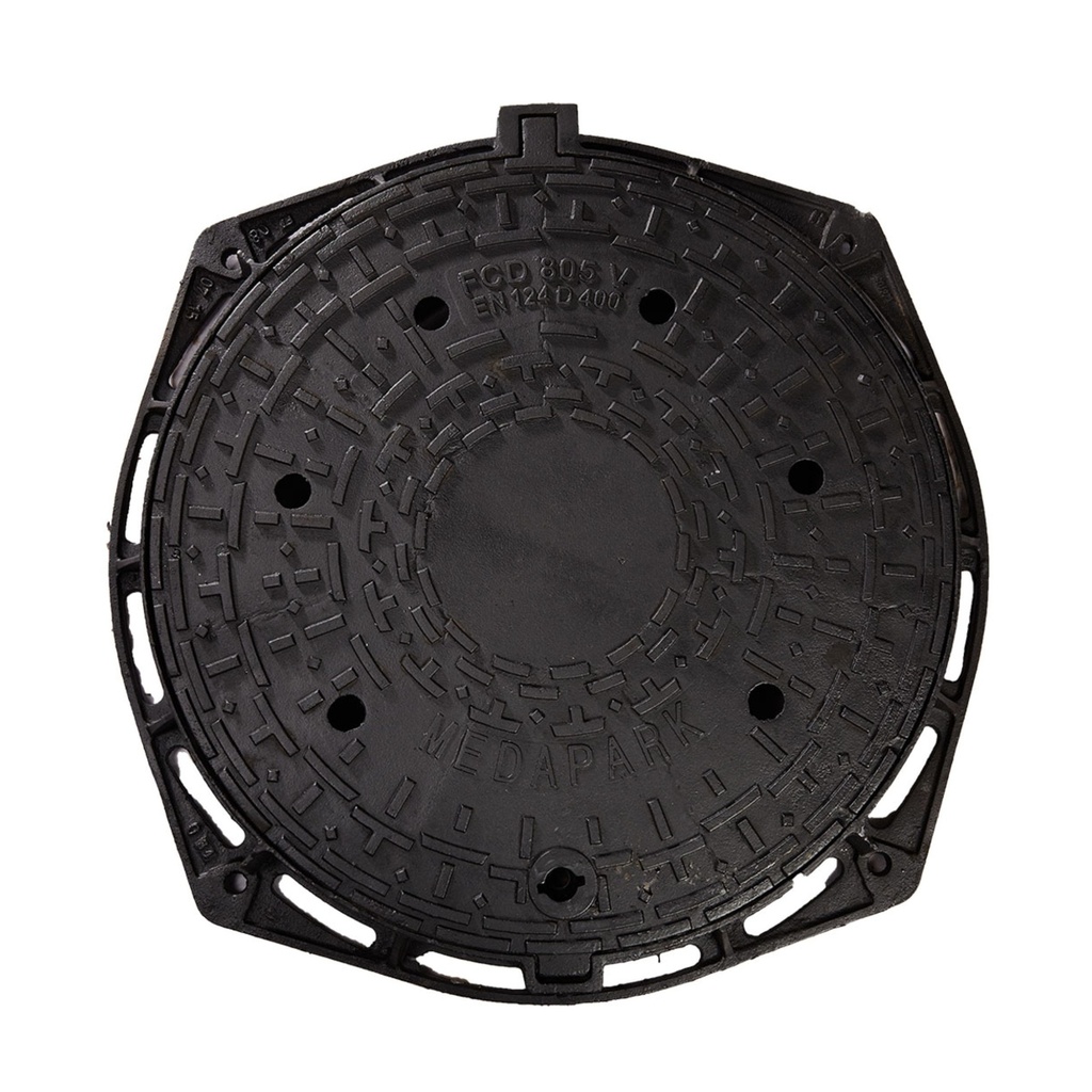 Capac fontă carosabil D400 Ramă 805