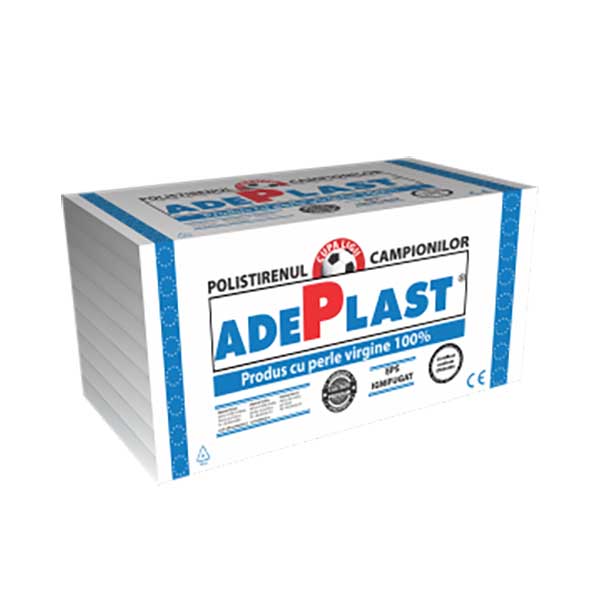 Polistiren expandat Adeplast EPS 80+ ignifugat 20 cm 1 mp/bax