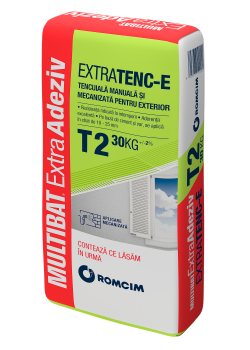 [IZORMEXTRATENCET230] Tencuială manuală și mecanizată pentru exterior Multibat EXTRATENC-E T2 30 kg