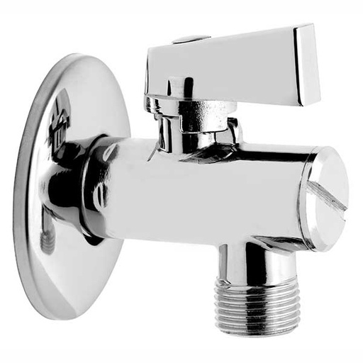 [IZOFRRBZ1238KF] Robinet colțar Ferro Z1238KF 1/2”x3/8”, cu bilă, filtru și manetă metalică