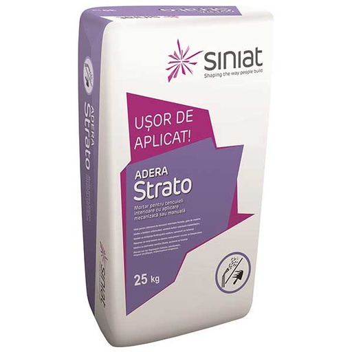 [IZOSN248554] Mortar de tencuială unistrat pe bază de ipsos Siniat Adera Strato 25 kg